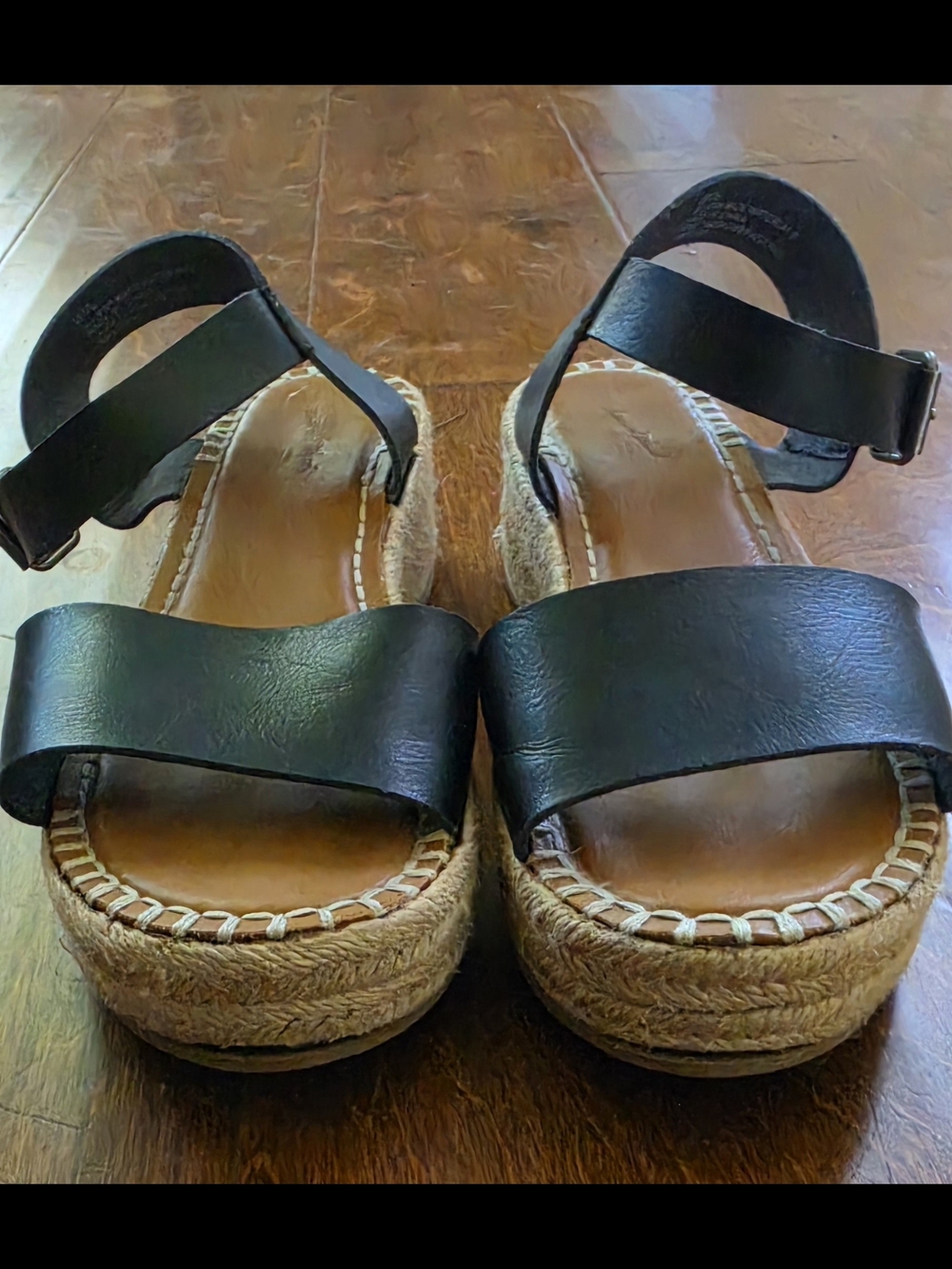 Univeral Thread  Espadrille Platform Sandals with Ankle Strap 8.5